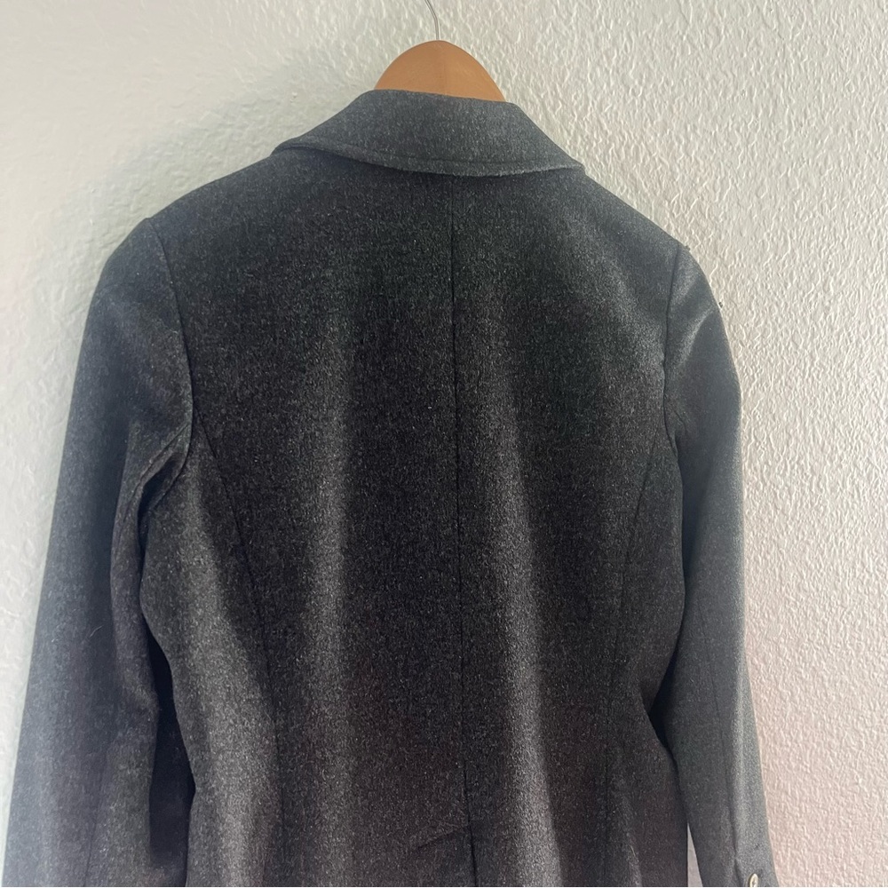 Eddie Bauer Wool & Rabbit Hair Women’s Gray Blazer Size Petite Small - Picture 12 of 13